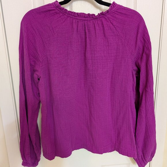 GAP fuschia long sleeve top - Picture 2 of 5